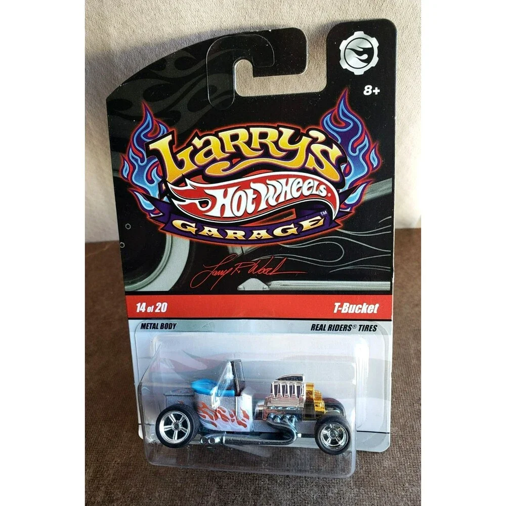 2009 Hot Wheel T-BUCKET Metalflake Silver LARRY'S GARAGE SERIES 14/20 1:64 RR5SP